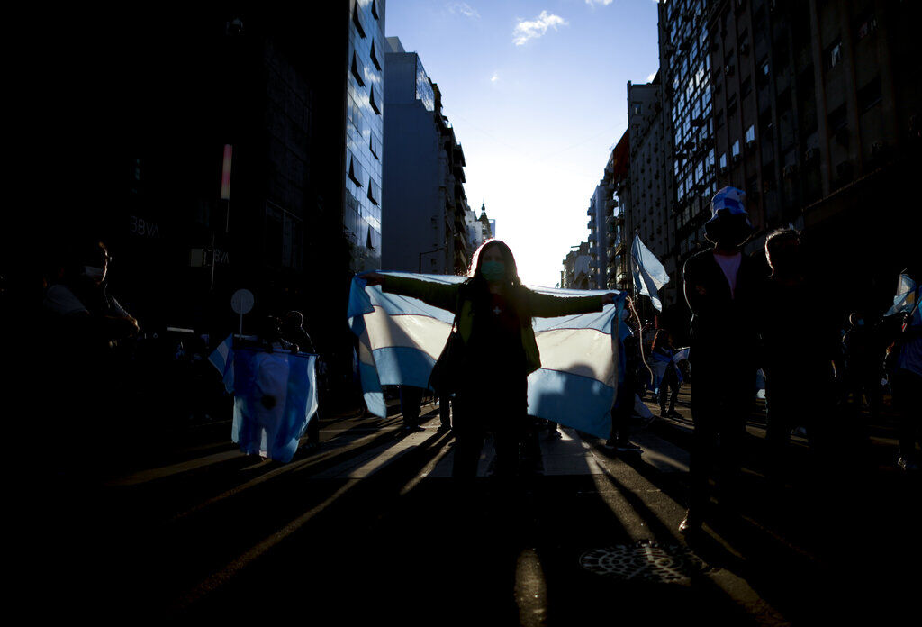 APTOPIX Argentina Protest